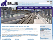 Tablet Screenshot of chladek-tintera.cz
